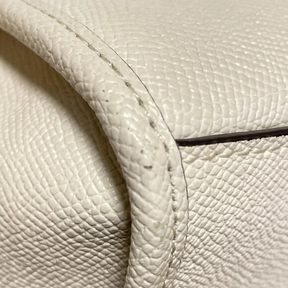 Auth COACH - F11925 Cream Leather Handbag - Picture 9 of 9